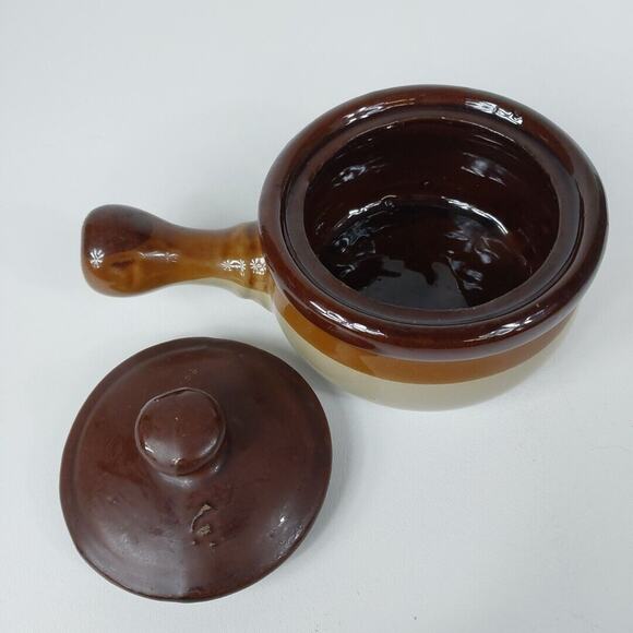 French Onion Soup‎ Bowl/Serving Pot with Lid & Handle - Picture 3 of 3